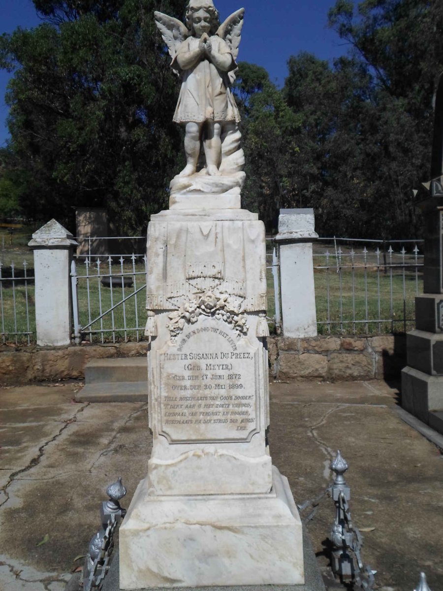 PREEZ Hester Susanna, du nee MEYER 1872-1899