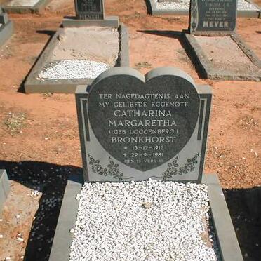 BRONKHORST Catharina Margaretha geb. LOGGENBERG 1912-1981