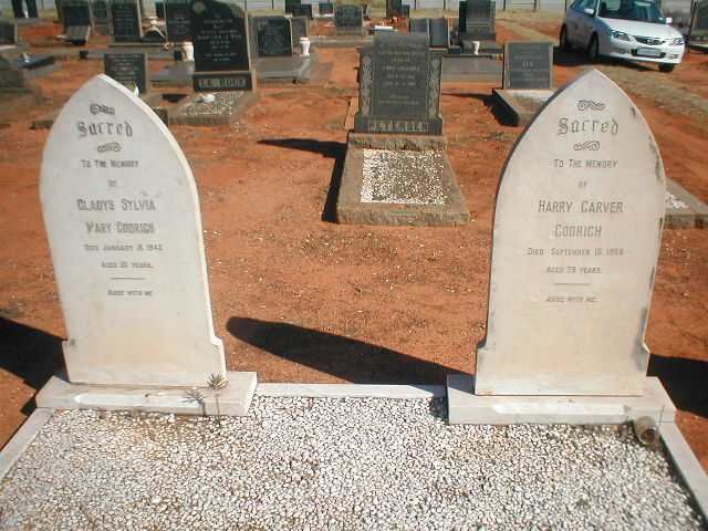 CODRICH Harry Carver  -1956 &amp; Gladys Sylvia Mary  -1943