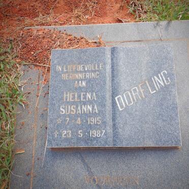 DORFLING Pieter Frans 1908-1970 &amp; Helena Susanna SPANG 1915-1987