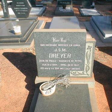 DREYER J.S.M. voorheen DE BEER nee DU PREEZ 1886-1968