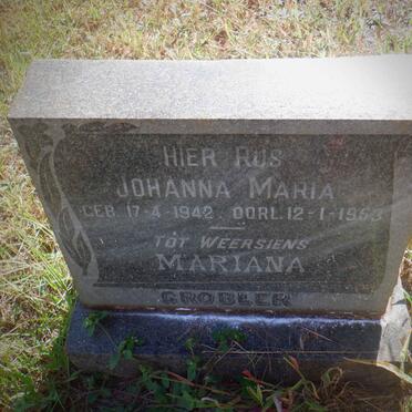 GROBLER Johanna Maria 1942-1953