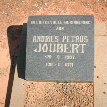 JOUBERT Andries Petrus 1907-1971