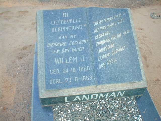 LANDMAN Willem J. 1888-1963