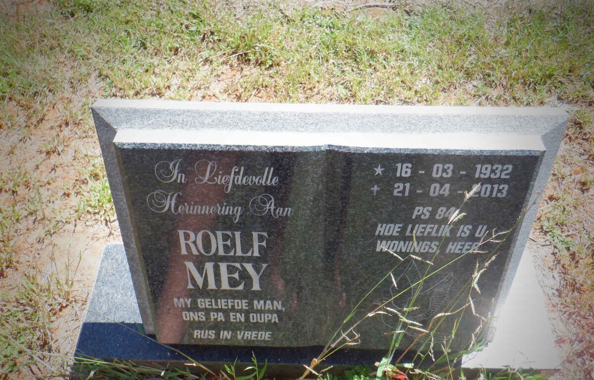 MEY Roelf 1932-2013