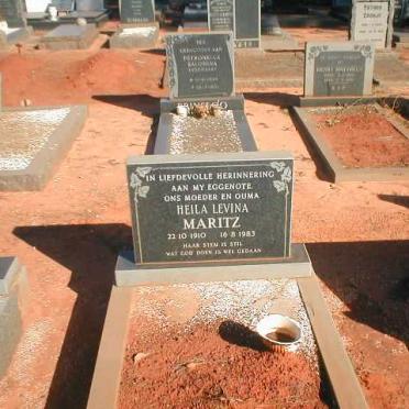 MARITZ Heila Levina 1910-1983