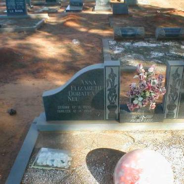 NEL Petrus Willem 1909-1990 &amp; Anna Elizabeth Doratea 1920-1984 