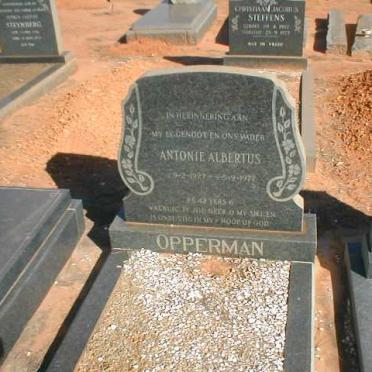 OPPERMAN Antonie Albertus 1927-1977