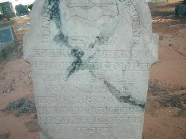 PRETORIUS Hendrik 1858-1931