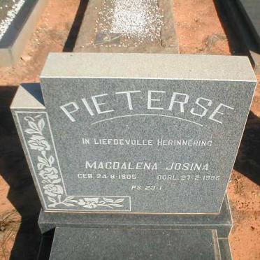 PIETERSE Magdalena Josina 1905-1995