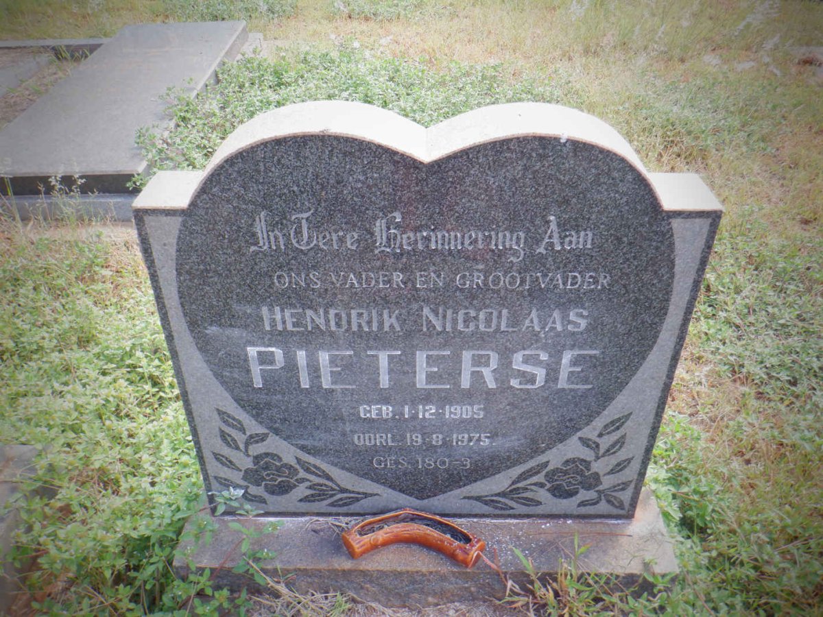 PIETERSE Hendrik Nicolaas 1905-1975