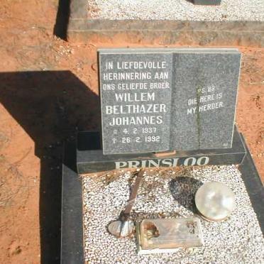 PRINSLOO Willem Belthazer Johannes 1937-1992