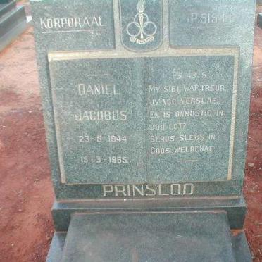 PRINSLOO Daniel Jacobus 1944-1965