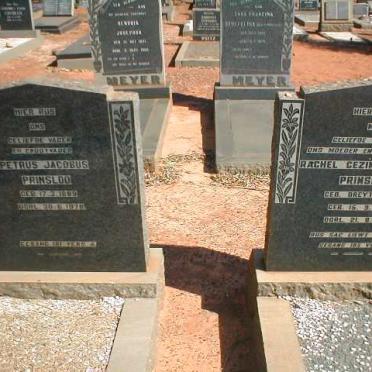 PRINSLOO Petrus Jacobus 1889-1978 &amp; Rachel Gezina Philipina BREYTENBACH 1898-1968
