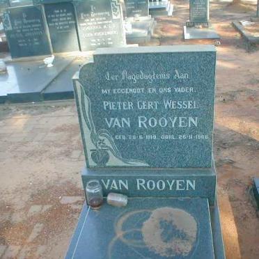 ROOYEN Pieter Gert Wessels, van 1919-1966