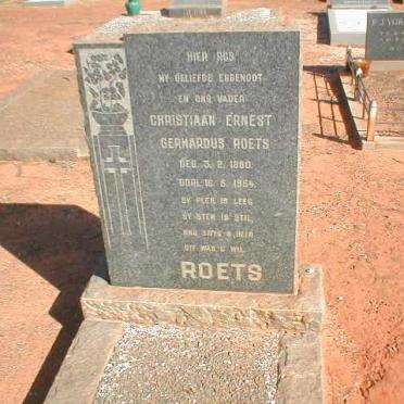 ROETS Christiaan Ernest Gerhardus 1880-1964