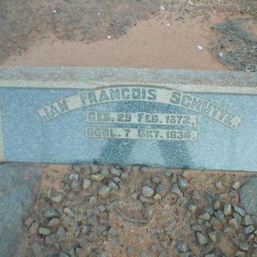 SCHUTTE Jan Francois 1872-1934