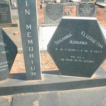 SNYMAN Susanna Elizabetha Adriana 1890-1977