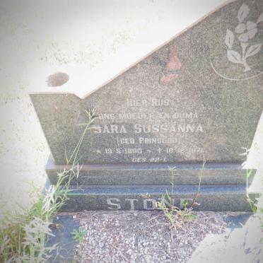 STONE Sara Sussanna nee PRINSLOO 1880-1971