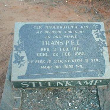STEENKAMP Frans P.F.J. 1911-1968