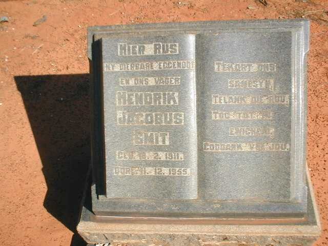 SMIT Hendrik Jacobus 1911-1955