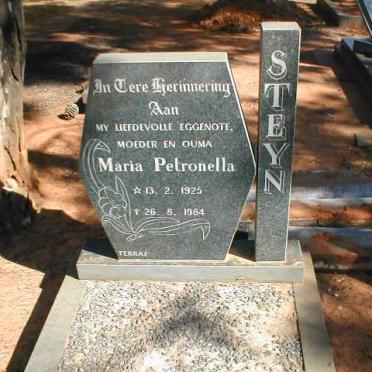 STEYN Maria Petronella 1925-1984