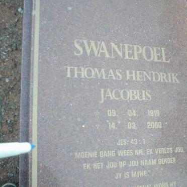 SWANEPOEL Thomas Hendrik Jacobus 1919-2000 &amp; Maria Cornelia Magaretha HOLTZHAUSEN 1917-1998 