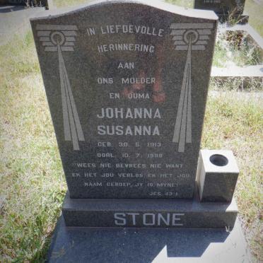 STONE Marthinus Jacobus 1906-1980 &amp; Johanna Susanna 1913-1988