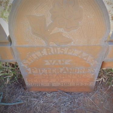 SWANEPOEL Pieter Andries 1857-1939