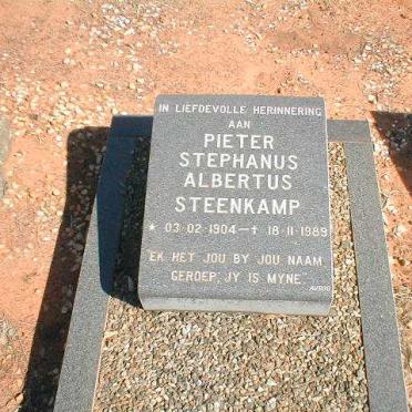 STEENKAMP Pieter Stephanus Albertus 1904-1989