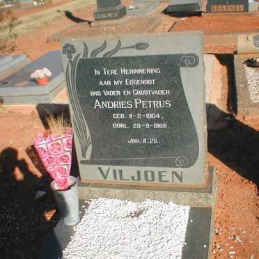 VILJOEN Andries Petrus 1904-1966