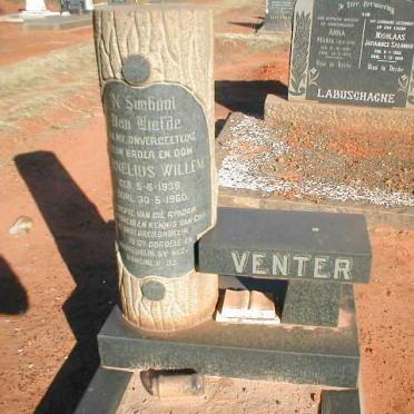 VENTER Cornelius Willem 1938-1960