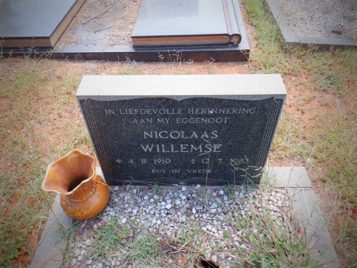 WILLEMSE Nicolaas 1910-1983