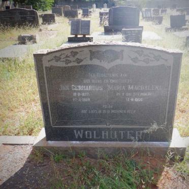 WOLHUTER Jan Gerhardus 1877-1969 &amp; Maria Magdalena STEINBERG 1881-1956