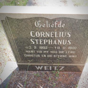WEITZ Cornelius Stephanus 1903-1980