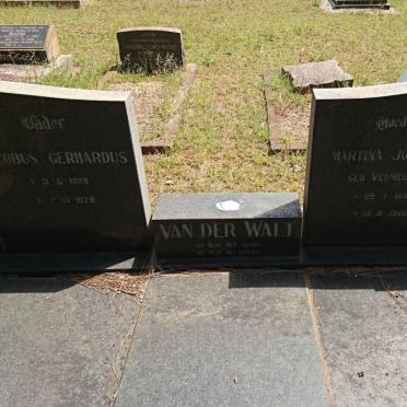 WALT Jacobus Gerhardus, van der 1889-1979 &amp; Martina Johanna VERMEULEN 1890-1980