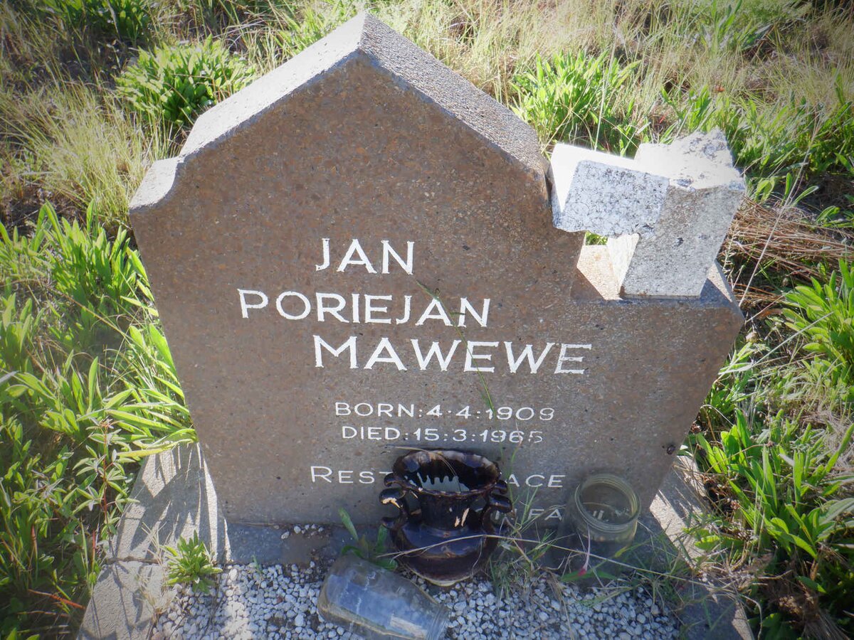 MAWEWE Jan Poriejan 1909-1965