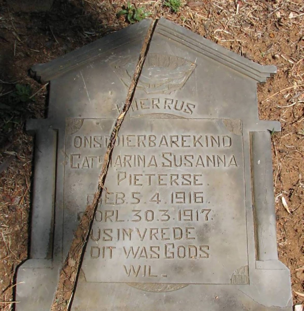PIETERSE Catharina Susanna 1916-1917