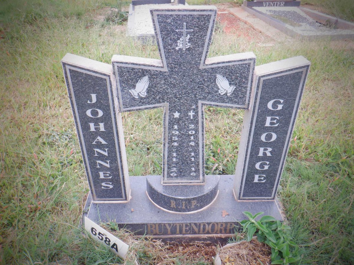 BUYTENDORP Johannes George 1954-2014
