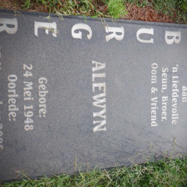 BURGER Alewyn 1948-2006