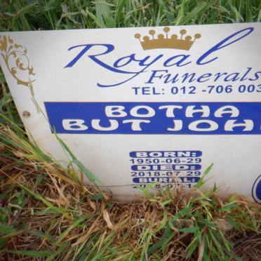 BOTHA But John 1950-2018