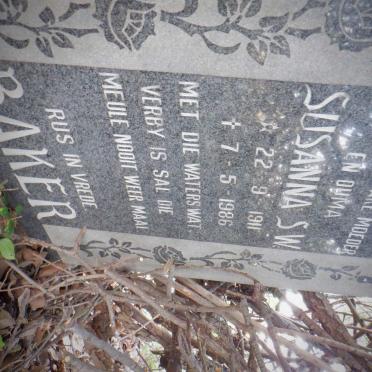 BAKER Susanna S.W. 1911-1986