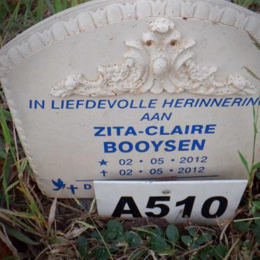 BOOYSEN Zita-Claire 2012-2012