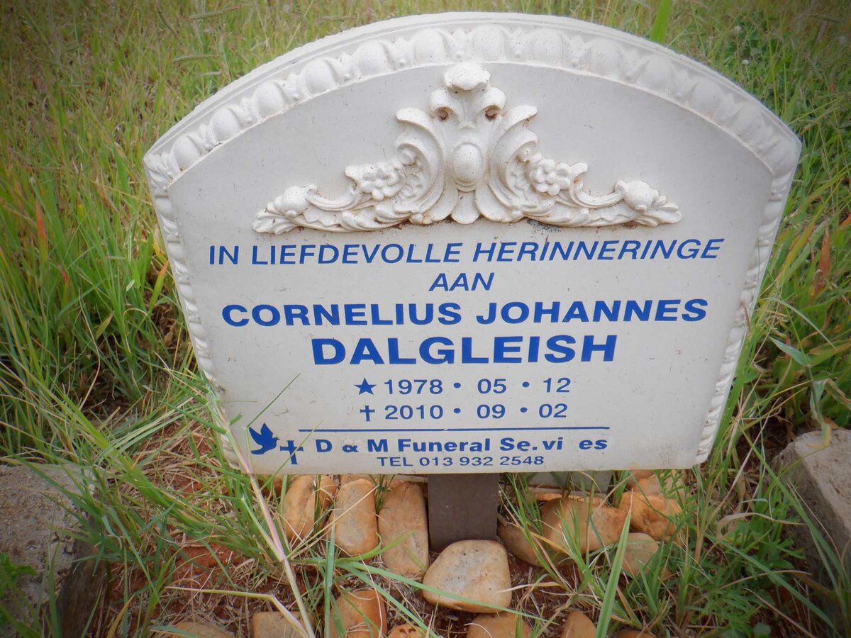 DALGLEISH Cornelius Johannes 1978-2010