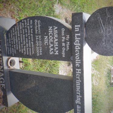 DUVENAGE Abraham Nicolaas 1944-2008