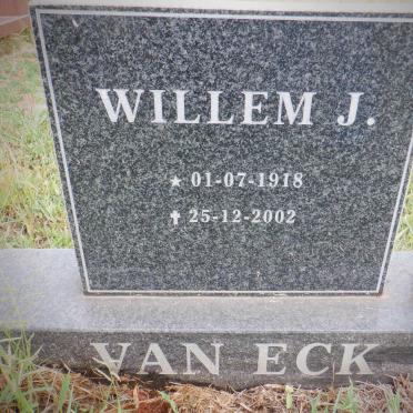 ECK Willem J., van 1918-2002
