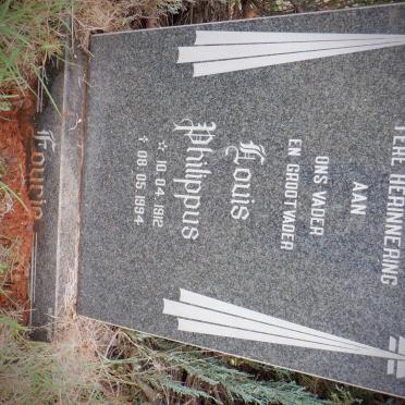 FOURIE Louis Philippus 1912-1994