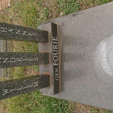 FOURIE Willem Andries Johannes 1915-1988