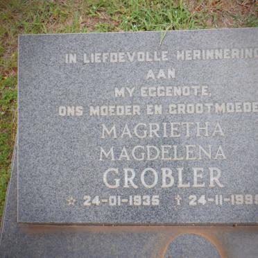 GROBLER Magrietha Magdelena 1935-1995