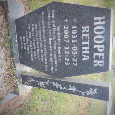 HOOPER Retha 1931-2007